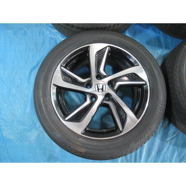 ホンダ純正 17-7J 5H/114.3 ET55 + BRIDGESTONE 215/55R17 2022年製