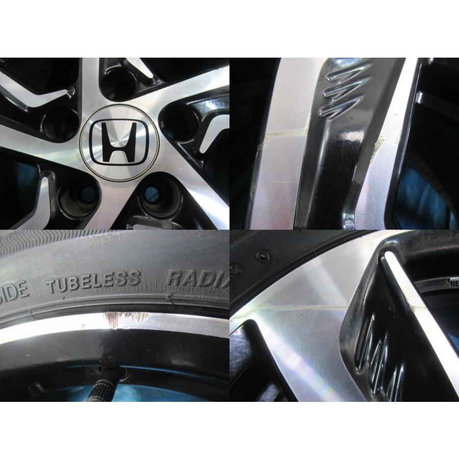 ホンダ純正 17-7J 5H/114.3 ET55 + BRIDGESTONE 215/55R17 2022年製