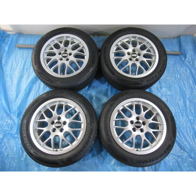 205/55R16 夏タイヤ BBS RX226 純正 16インチ 7J 5H/100 ET35 2022年製