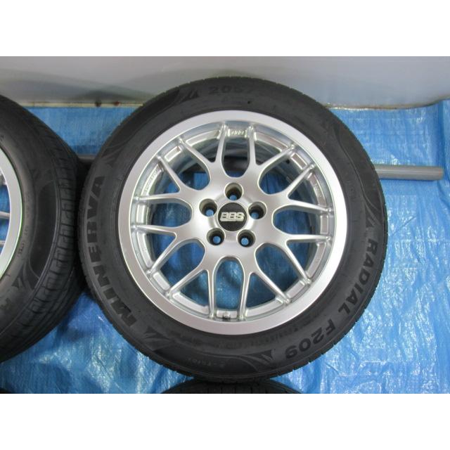 205/55R16 夏タイヤ BBS RX226 純正 16インチ 7J 5H/100 ET35 2022年製