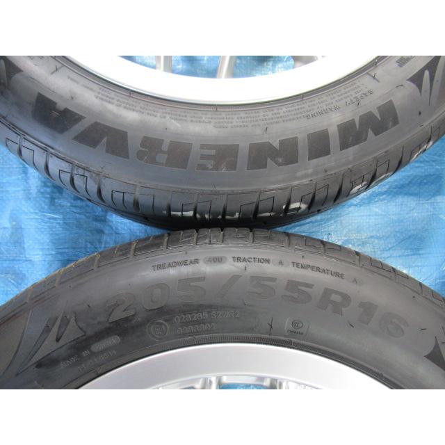 205/55R16 夏タイヤ BBS RX226 純正 16インチ 7J 5H/100 ET35 2022年製
