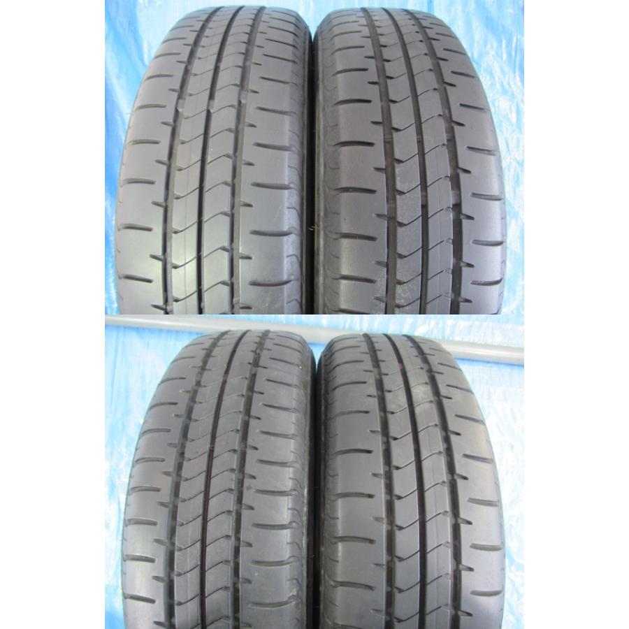 155/65R13 夏タイヤ BRIDGESTONE BROOK 13インチ 4B 4H/100 ET45 中古4
