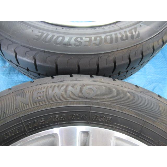 175/65R14 夏タイヤ BRIDGESTONE バランス済 トヨタ純正 14インチ 5J 