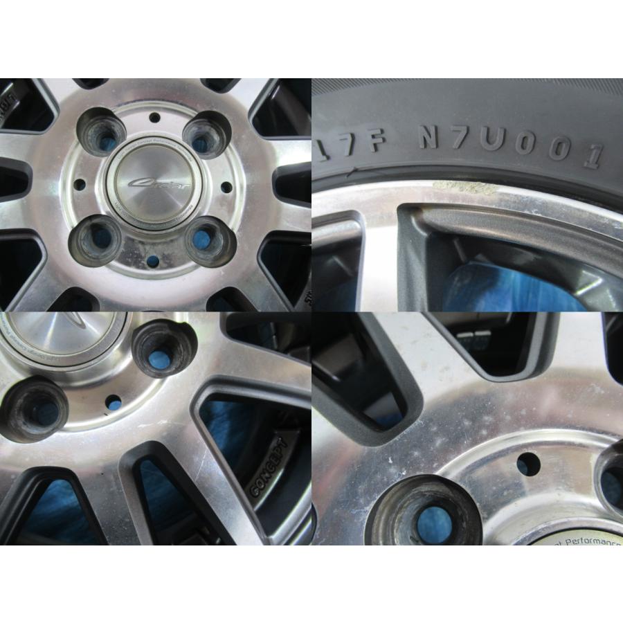 145/80R13 夏タイヤ MARQUIS ENKEI 13インチ 4B 4H 100 ET45 中古4本 