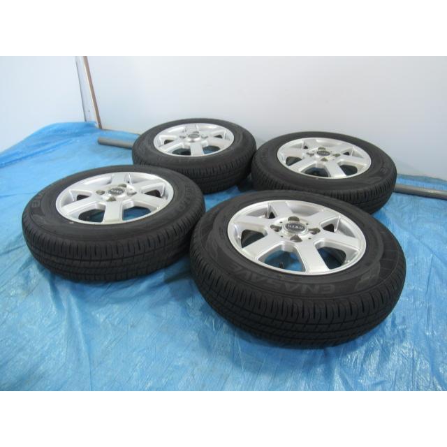 145/80R13 夏タイヤ DUNLOP GIRO 13インチ 4.5B 4H 100 ET45 中古4本 
