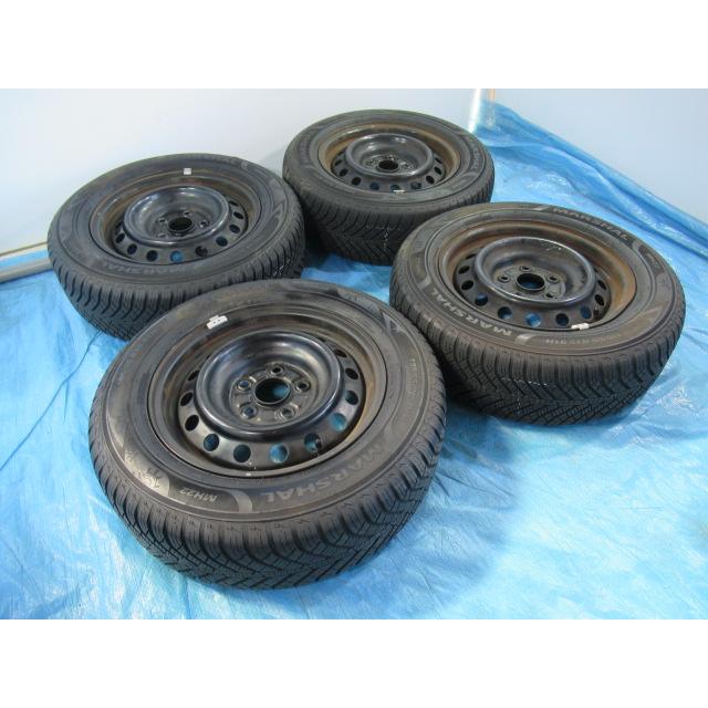 195/65R15 オールシーズン トヨタ純正鉄 15インチ 6J 5H/114.3 ET39 