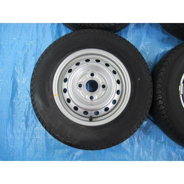 145/80R12 80/78N LT 6PR 夏タイヤ YOKOHAMA 鉄ホイール 12インチ 3.5B 