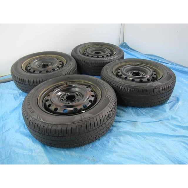 送料込☆2022年製 ブリヂストン タイヤ 195/60R15日本製☆4本 195/60R15 夏タイヤ BRIDGESTONE 日産純正鉄 15インチ 5.5J 5H/114.3