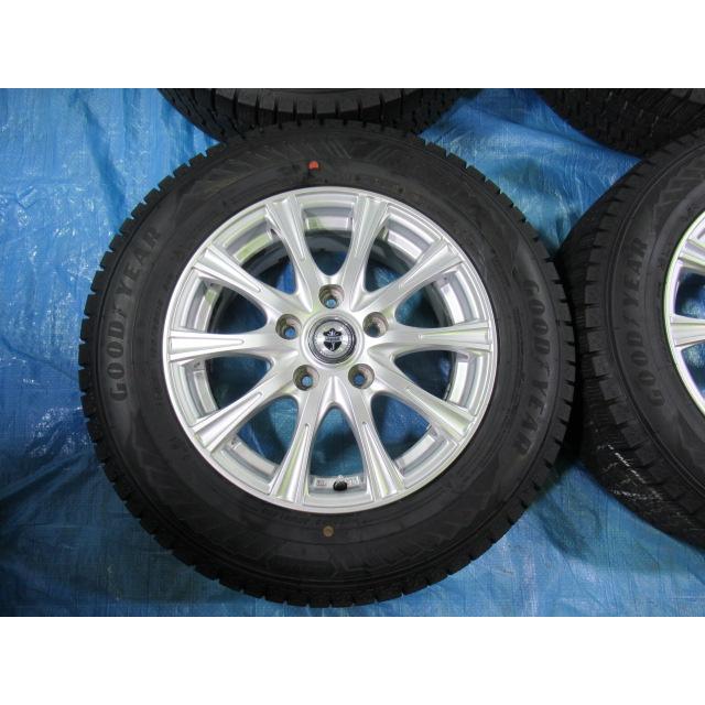 wedsホイールGoodyear スタッドレスタイヤ 15インチ ホイール付き 195/65R15 スタッドレスタイヤ GOODYEAR weds 15インチ 6J 5H/114.3