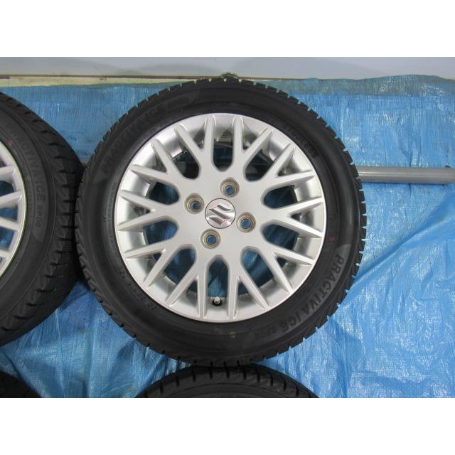 155/65R14 スタッドレスタイヤ YOKOHAMA スズキ純正 14インチ 4.5J 4H 