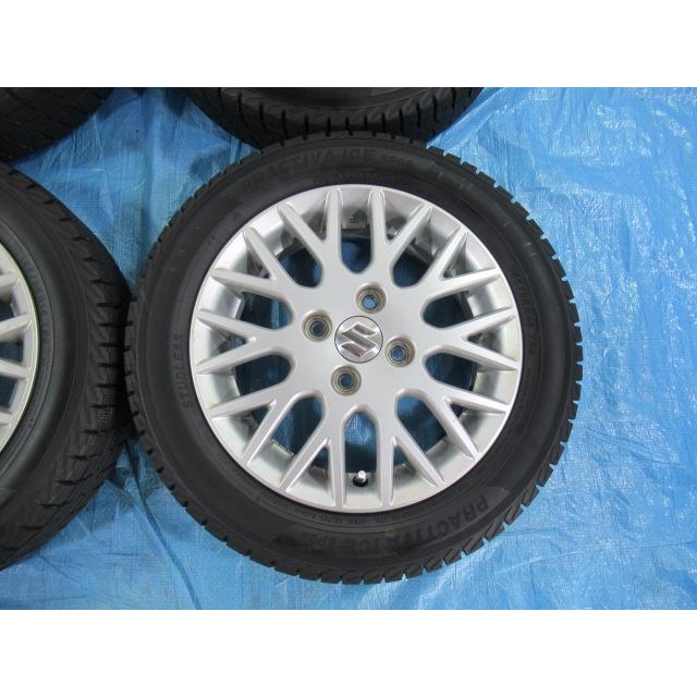 155/65R14 スタッドレスタイヤ YOKOHAMA スズキ純正 14インチ 4.5J 4H