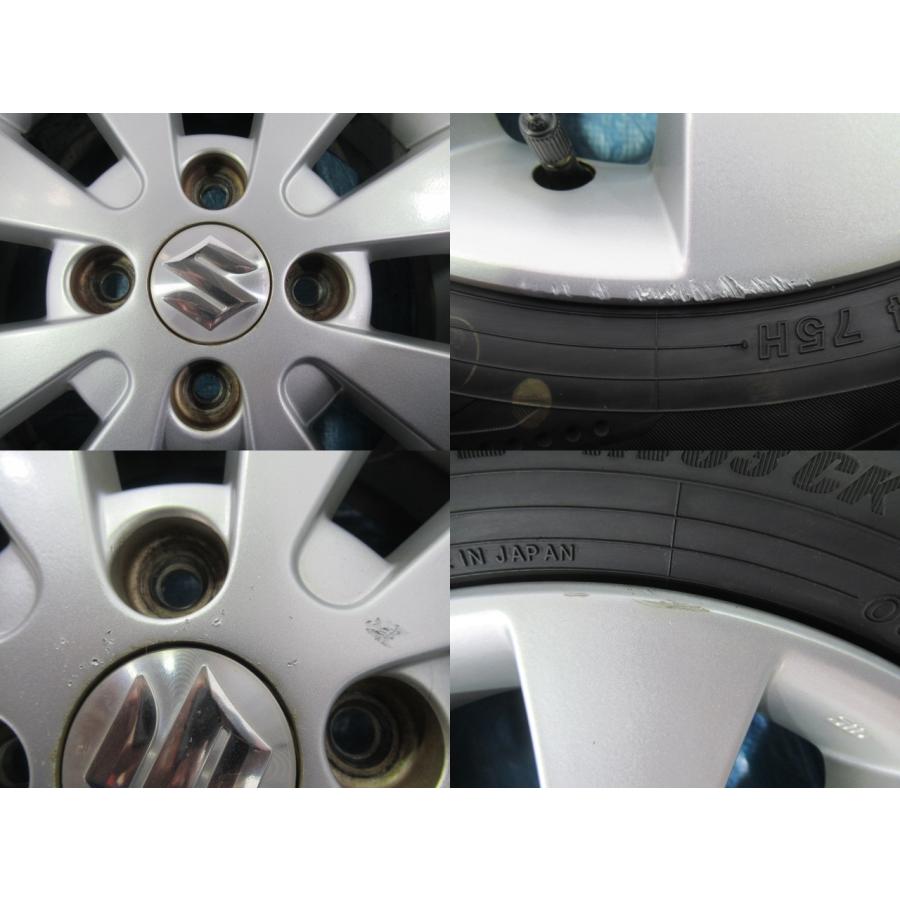 155/65R14 夏タイヤ YOKOHAMA スズキ純正 14インチ 4.5J 4H/100 ET45