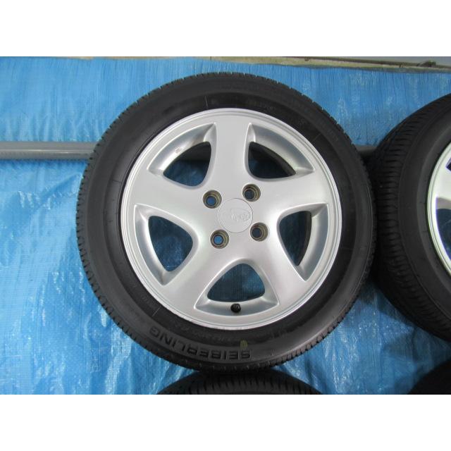 155/65R14 夏タイヤ BRIDGESTONE スバル純正 ENKEI 14インチ 4.5J 4H