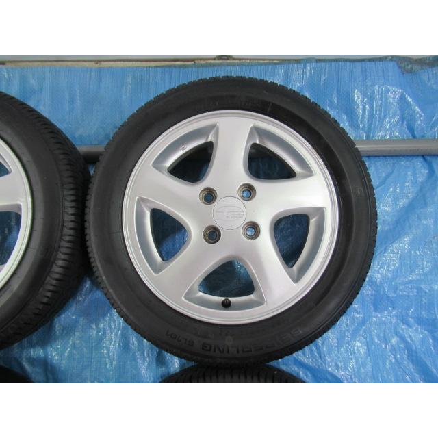 155/65R14 夏タイヤ BRIDGESTONE スバル純正 ENKEI 14インチ 4.5J 4H