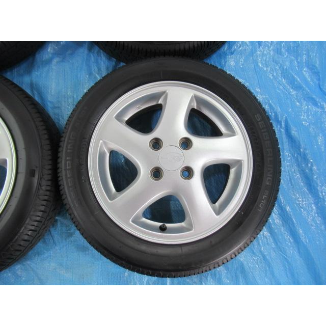 155/65R14 夏タイヤ BRIDGESTONE スバル純正 ENKEI 14インチ 4.5J 4H