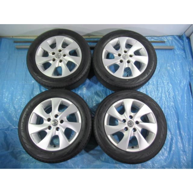 195/60R16 夏タイヤ YOKOHAMA 日産純正 16インチ 6J 5H/114.3 ET45
