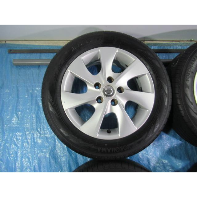 195/60R16 夏タイヤ YOKOHAMA 日産純正 16インチ 6J 5H/114.3 ET45