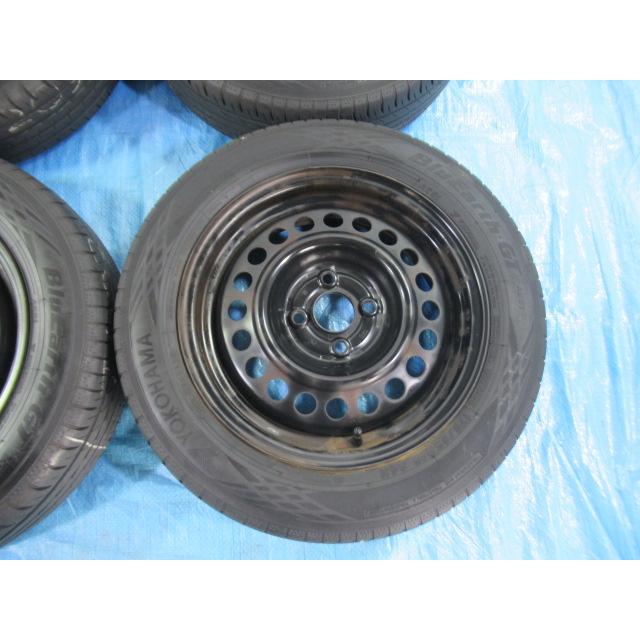 175/65R15 夏タイヤ YOKOHAMA ホンダ純正 鉄 15インチ 5.5J 4H/100