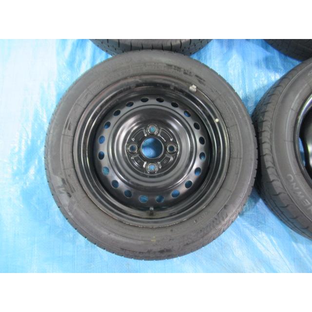 155/65R14 夏タイヤ BRIDGESTONE ダイハツ純正鉄 14インチ 4.5J 4H/100