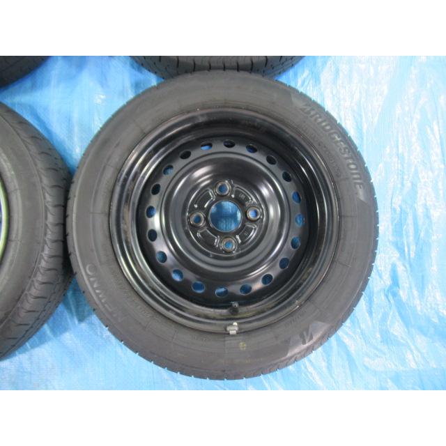 155/65R14 夏タイヤ BRIDGESTONE ダイハツ純正鉄 14インチ 4.5J 4H/100