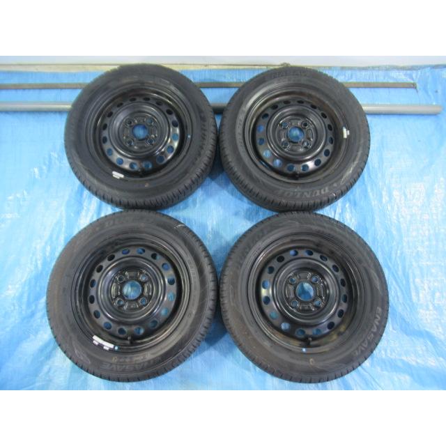 155/65R13 夏タイヤ DUNLOP 日産 純正鉄 13インチ 4B 4H/100 ET45 2025