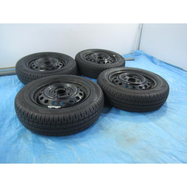 155/65R13 夏タイヤ DUNLOP 日産 純正鉄 13インチ 4B 4H/100 ET45 2025