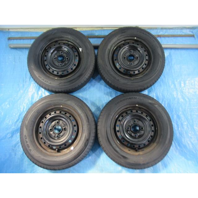 ② ダイハツ純正 夏 145/80R13 タント ムーヴ ミラ コンテ ココア 145/80R13 夏タイヤ TOYO ダイハツ純正鉄 13インチ 4B 4H/100 ET40