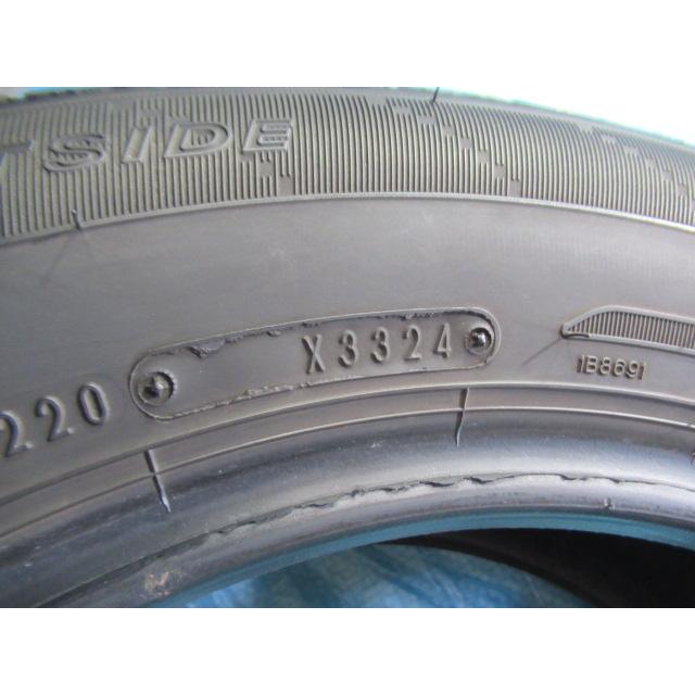 205/60R16 92H 夏タイヤ DUNLOP ENASAVE EC204 エア漏点検済 バリ溝9分