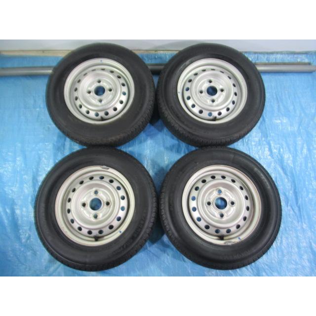 145/80R12 80/78 NLT 145R12 6PR 夏タイヤ ダイハツ純正鉄 12インチ 4B