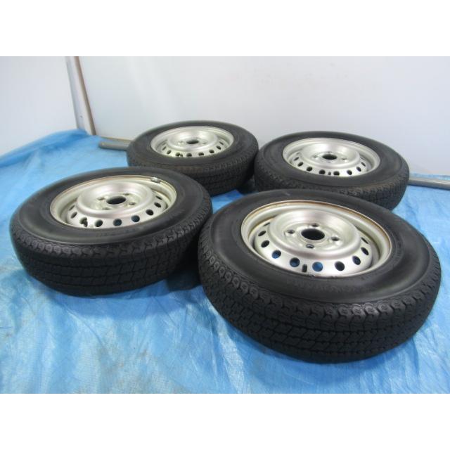 145/80R12 80/78 NLT 145R12 6PR 夏タイヤ ダイハツ純正鉄 12インチ 4B