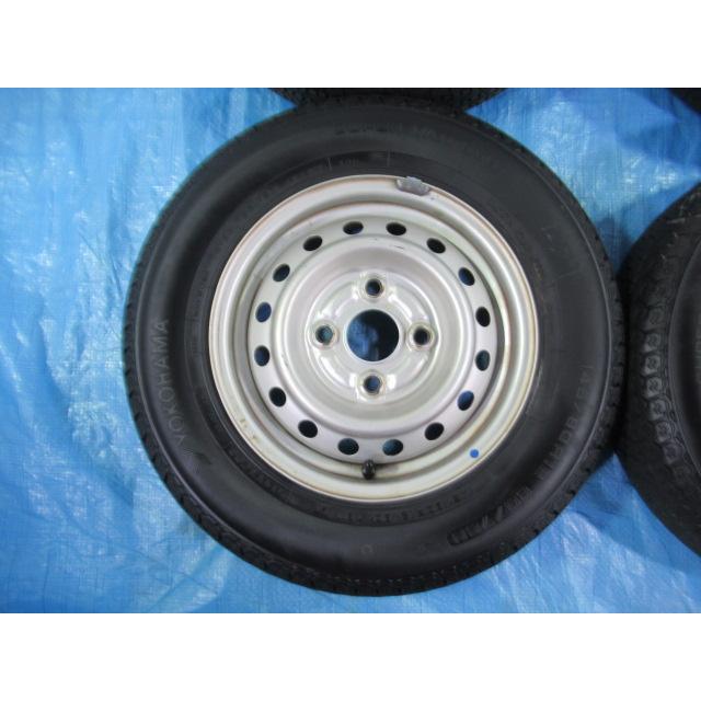 145/80R12 80/78 NLT 145R12 6PR 夏タイヤ ダイハツ純正鉄 12インチ 4B