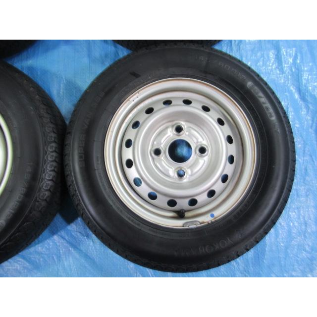 145/80R12 80/78 NLT 145R12 6PR 夏タイヤ ダイハツ純正鉄 12インチ 4B