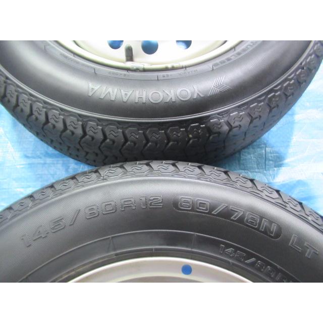 145/80R12 80/78 NLT 145R12 6PR 夏タイヤ ダイハツ純正鉄 12インチ 4B