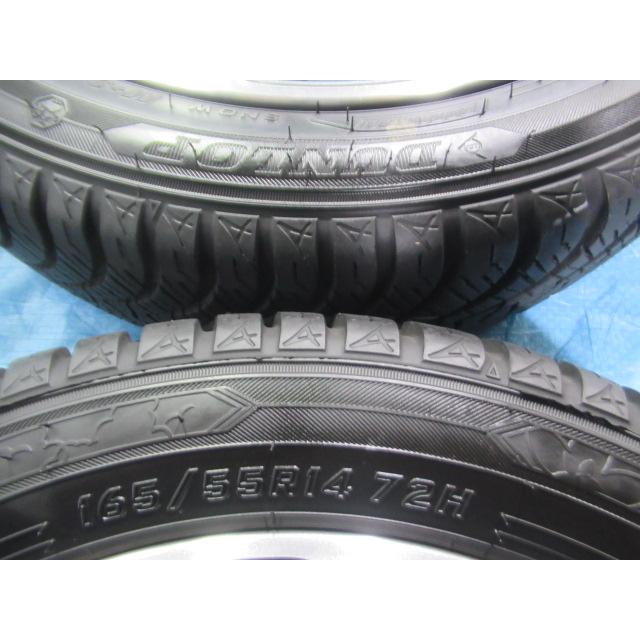 165/55R14 オールシーズンタイヤ DUNLOP 日産 スズキ 純正 14インチ