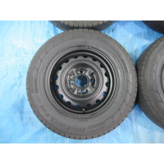 155/80R13 85/84N LT 6PR YOKOHAMA BluEarth-van RY55 日産 鉄ホイール