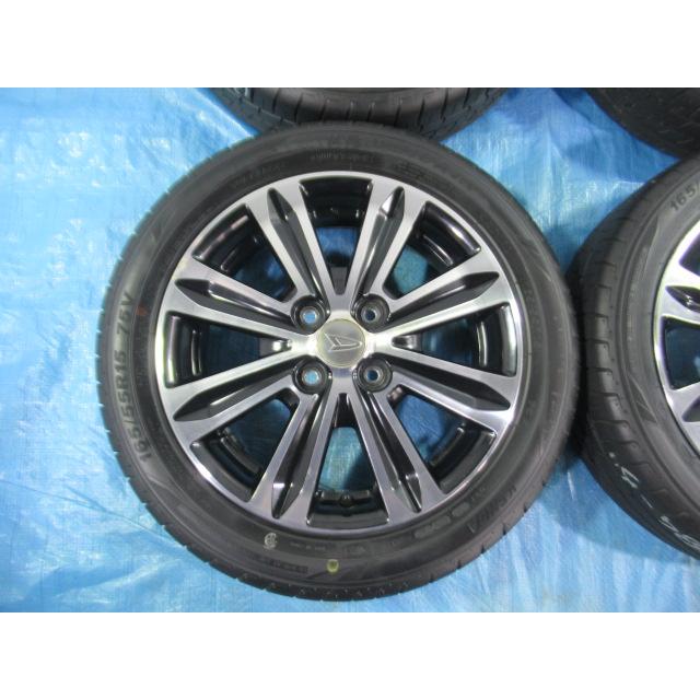 165/55R15 夏タイヤ ダイハツ純正 15インチ 4.5J 4H 100 ET45 コンテ