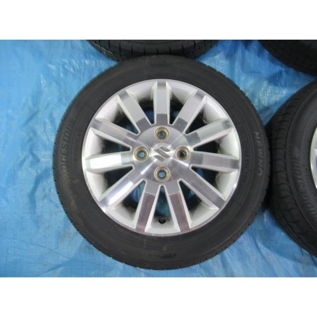 スズキ純正 夏 155/65R14 モコ ルークス ラパン ワゴンR スペーシア 155/65R14 夏タイヤ BRIDGESTONE スズキ純正 14インチ 4.5J 4H/100