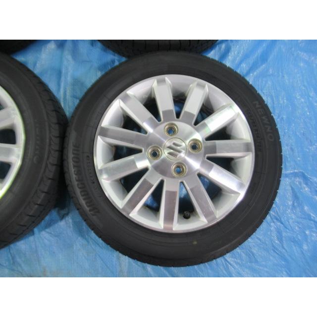 155/65R14 夏タイヤ BRIDGESTONE スズキ純正 14インチ 4.5J 4H/100