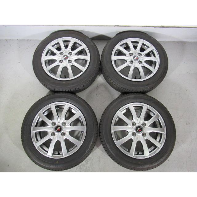 バランス済！WEDS 14-4.5J 4H/100 ET45 + BRIDGESTONE 155/65R14 2023
