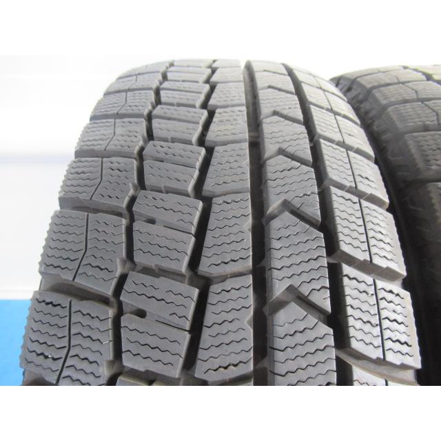 エア漏点検済！冬タイヤ DUNLOP WINTER MAXX WM02 185/60R15 84Q 2022年製！中古4本セット！Z00285の画像
