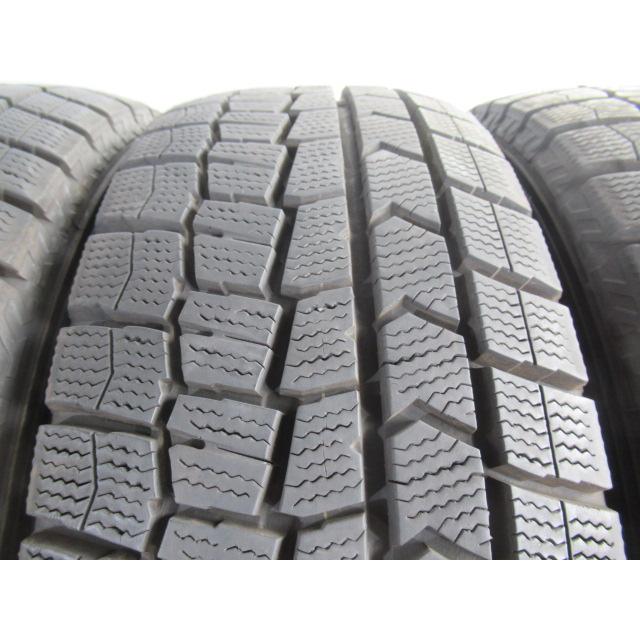 エア漏点検済！冬タイヤ DUNLOP WINTER MAXX WM02 185/60R15 84Q 2022年製！中古4本セット！Z00285の画像