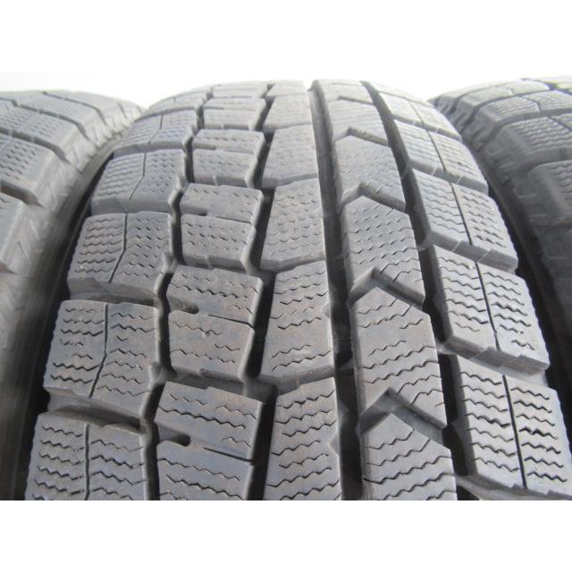 エア漏点検済！冬タイヤ DUNLOP WINTER MAXX WM02 185/60R15 84Q 2022年製！中古4本セット！Z00285の画像