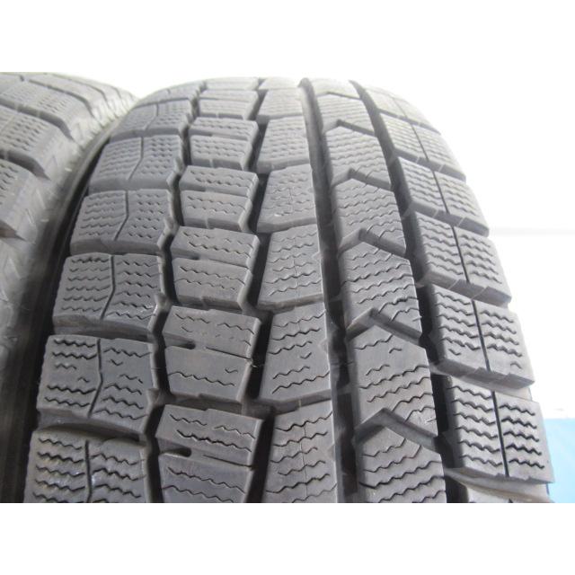 エア漏点検済！冬タイヤ DUNLOP WINTER MAXX WM02 185/60R15 84Q 2022年製！中古4本セット！Z00285の画像