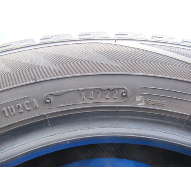 エア漏点検済！冬タイヤ DUNLOP WINTER MAXX WM02 185/60R15 84Q 2022年製！中古4本セット！Z00285の画像