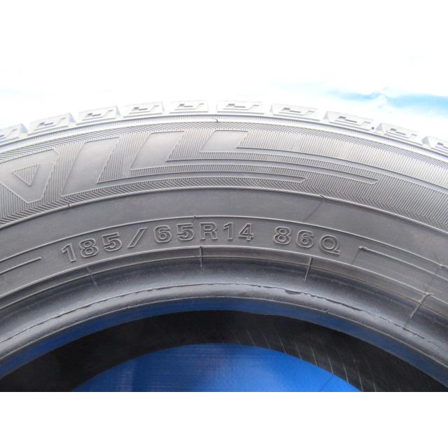 185/65R14 86Q スタッドレスタイヤ エア漏点検済 DUNLOP WINTER MAXX