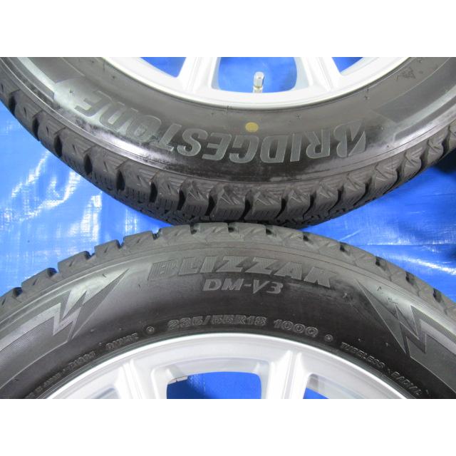 美品 ECOFORME 18-7.5J 5H/114.3 ET42 + 冬タイヤ BRIDGESTONE 235 