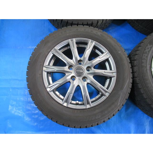 AZANE E-10 16-6.5J 5H/114.3 ET53 + 冬タイヤ DUNLOP 205/60R16 2021