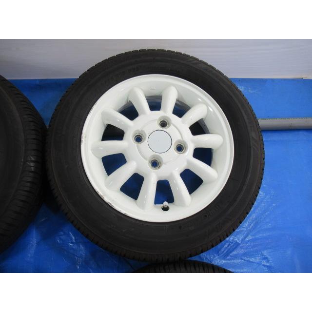 バランス済！スズキ純正 13-4B 4H/100 ET45 + BRIDGESTONE 155/65R13