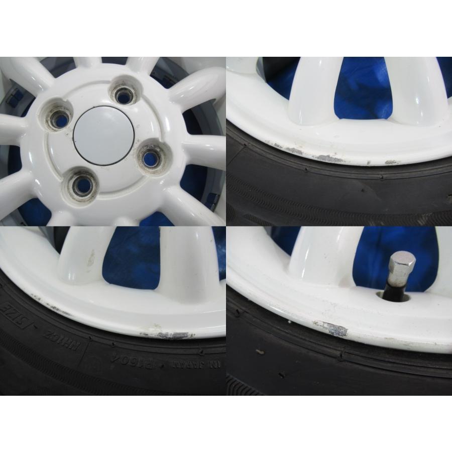 バランス済！スズキ純正 13-4B 4H/100 ET45 + BRIDGESTONE 155/65R13