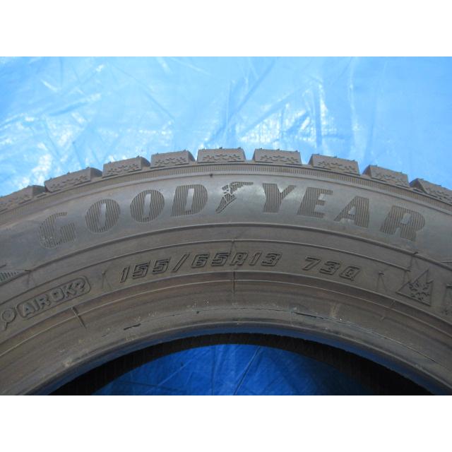 エア漏点検済！イボ付極上バリ溝9〜9.5分山！冬タイヤ GOODYEAR 
